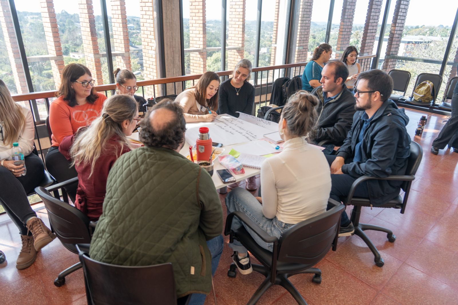 Representantes de las instituciones participantes del primer taller en Aristóbulo del Valle