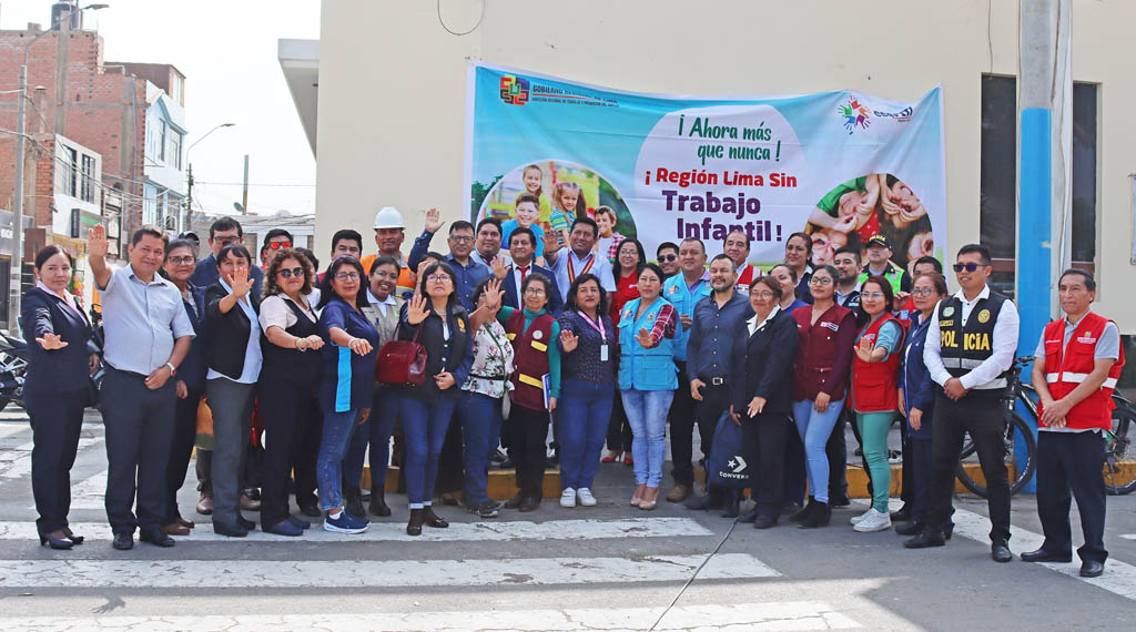 Día de la lucha contra el trabajo infantil en Huacho