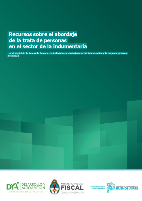 Recursos sobre el abordaje de la trata de personas en el sector de la indumentaria