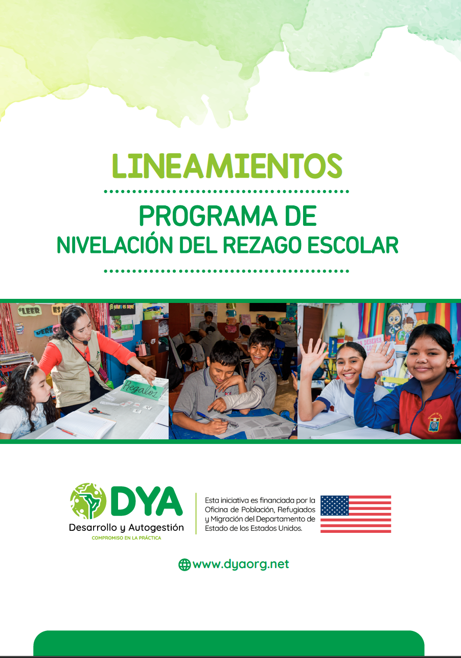 Lineamientos del programa de Nivelacion Escolar